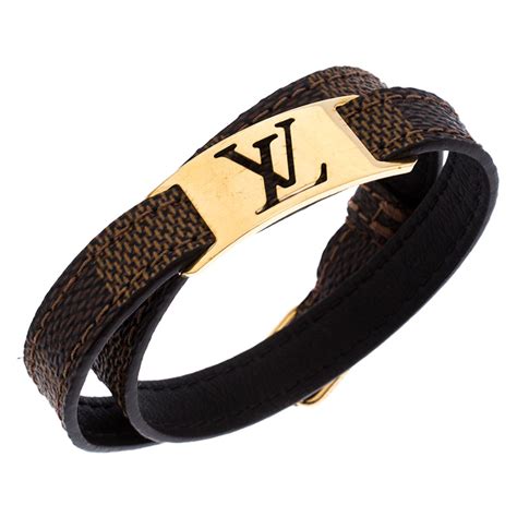 louis vuitton mens leather bracelet